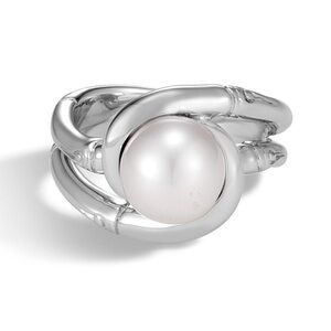 John Hardy Bamboo Collection Pearl Ring (NEW)